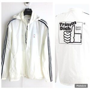 ADIDAS MEN HOODED WINDBREAKER JACKET LIMITED EDITION Sz-L